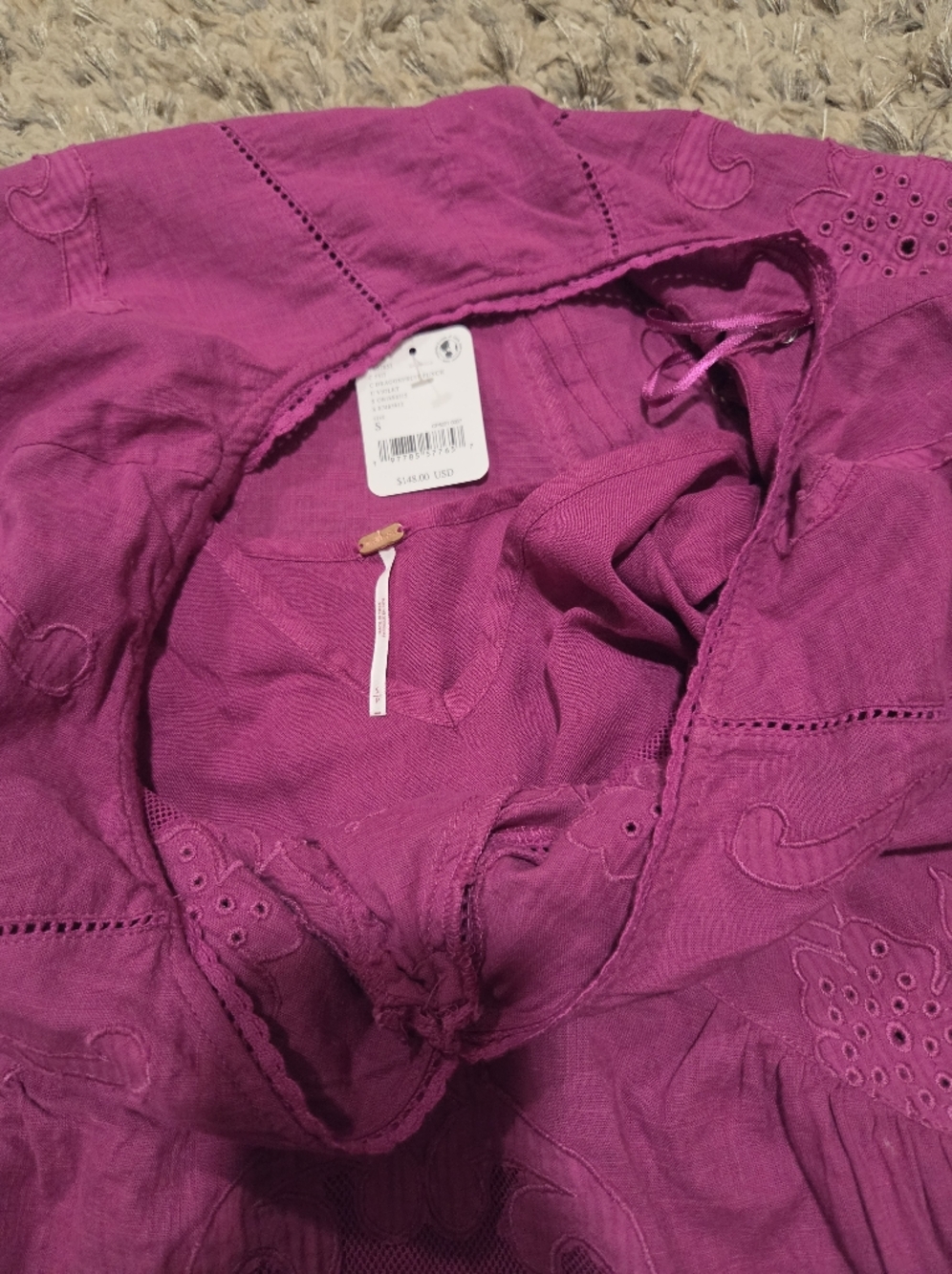 NWT Free People - Serenity Mini Dress - Picture 10 of 12